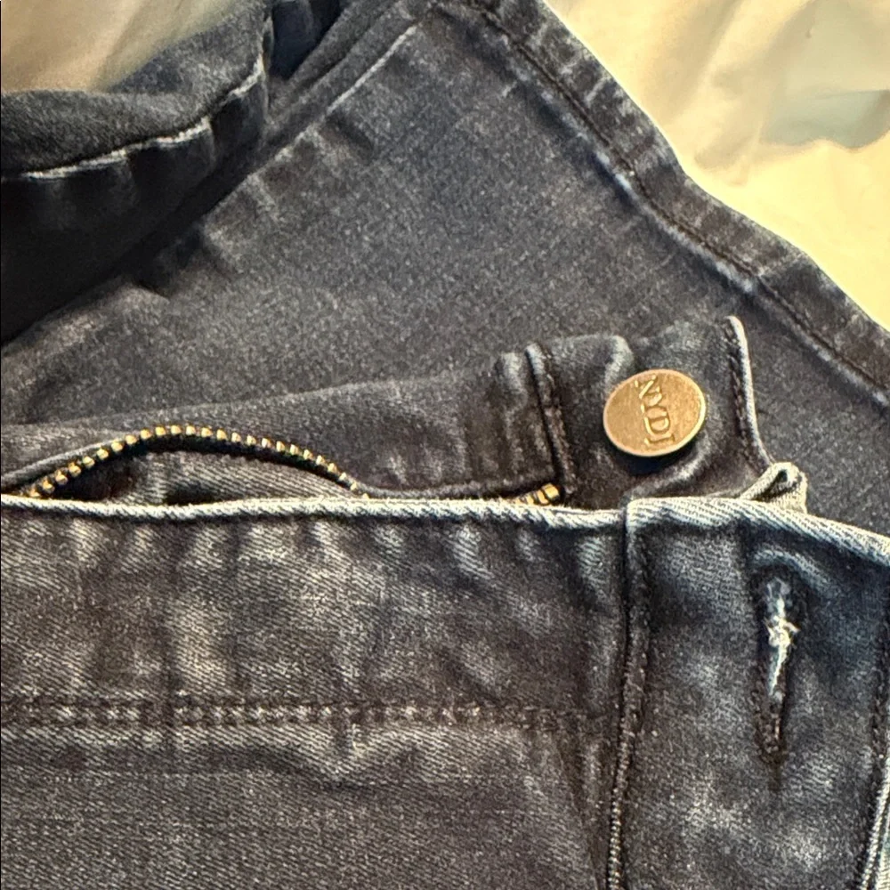 NYDJ Blue Denim Jeans Slim Bootcut 14P Marvelous - Picture 2 of 9